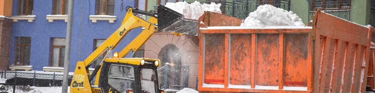 С дворовых территорий в Химках было вывезено более 19 тысяч кубометров снега