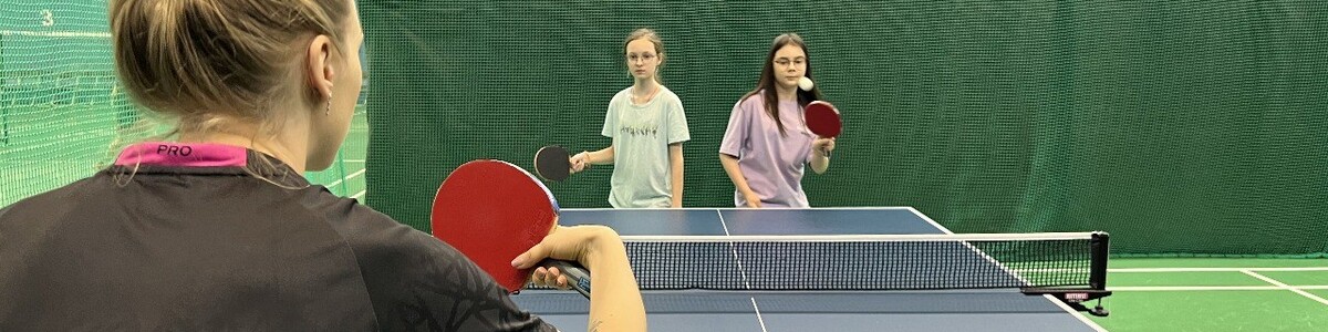В Химках проходят бесплатные мастер-классы по настольному теннису для детей