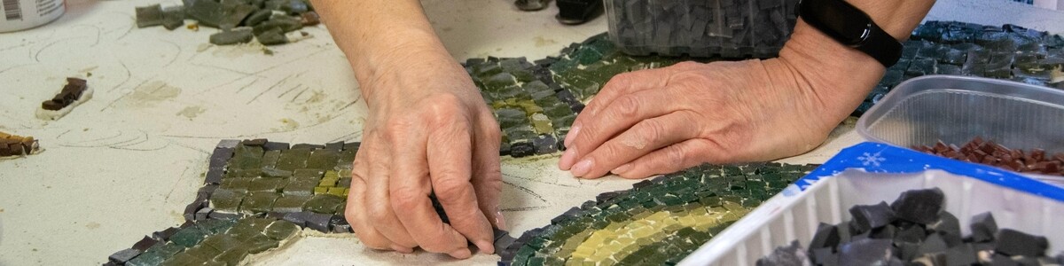 Уникальный мозаичный диптих «Мать и солдат» в Химках готов на 35%