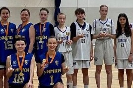 Химкинская команда победила в женском чемпионате по баскетболу
