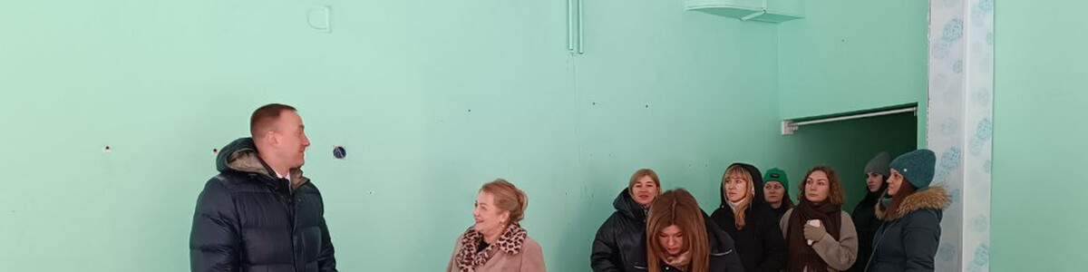 Депутаты проверили ход реконструкции детского сада №9 в Химках