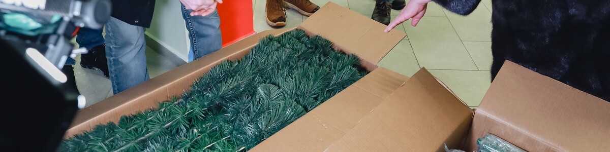 Депутаты Химок подарили жителям двух ЖК пятиметровую новогоднюю ель