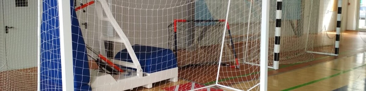 В Химках установили новые футбольные ворота в ФОК «Юбилейный»